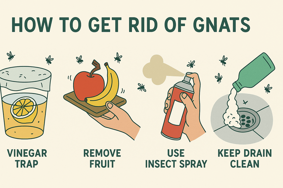 how to get rid of gnats